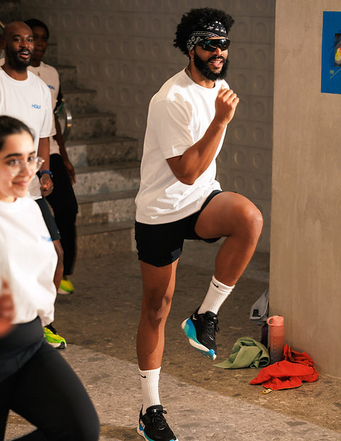 HOKA X FIT WITH NOMI case